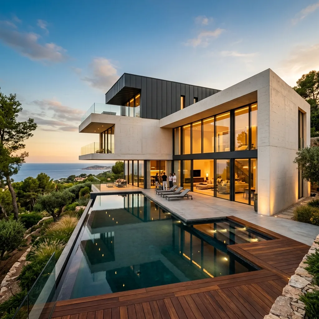 Visualización arquitectónica de Lumina Estate